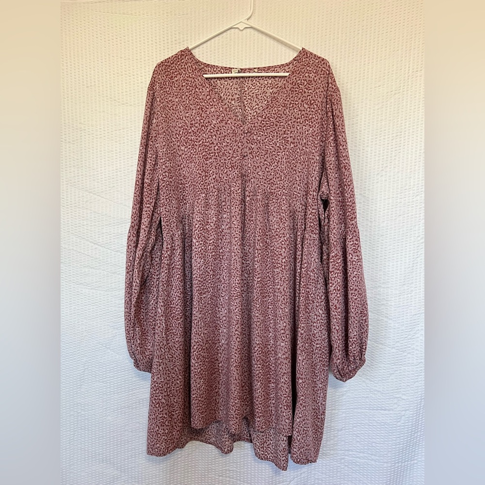 Cotton On Women’s Flowy Pink Leopard Print Dress